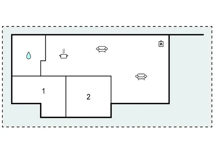2 Bedroom Gorgeous In Сasa de vacaciones Hejls